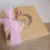 Lembrança para Padrinhos de Casamento, Rosa - Caixa 15x15x7cm