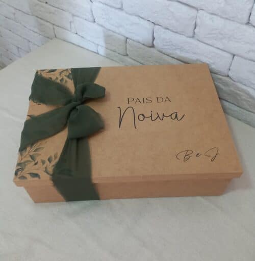 Caixa para Pais dos Noivos - MDF Personalizada