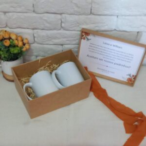 Caixa Convite de Casamento para padrinhos